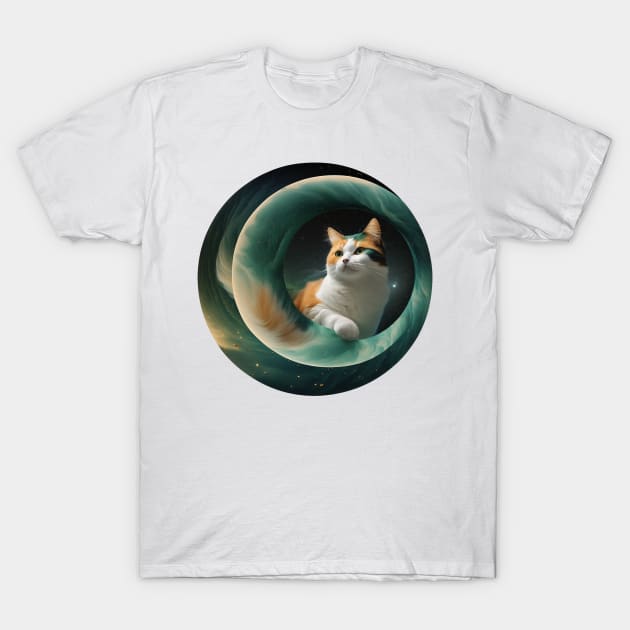 Feline Fashion: Cute Cat Shirts for Ladies T-Shirt by laverdeden